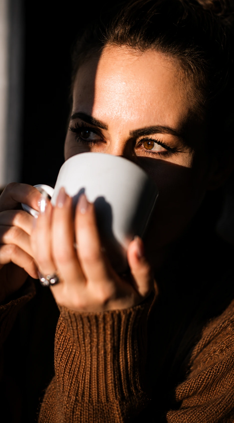 Premium Italian coffee enjoyed during a peaceful morning by Velza Global across India, Philippines, and Hong Kong